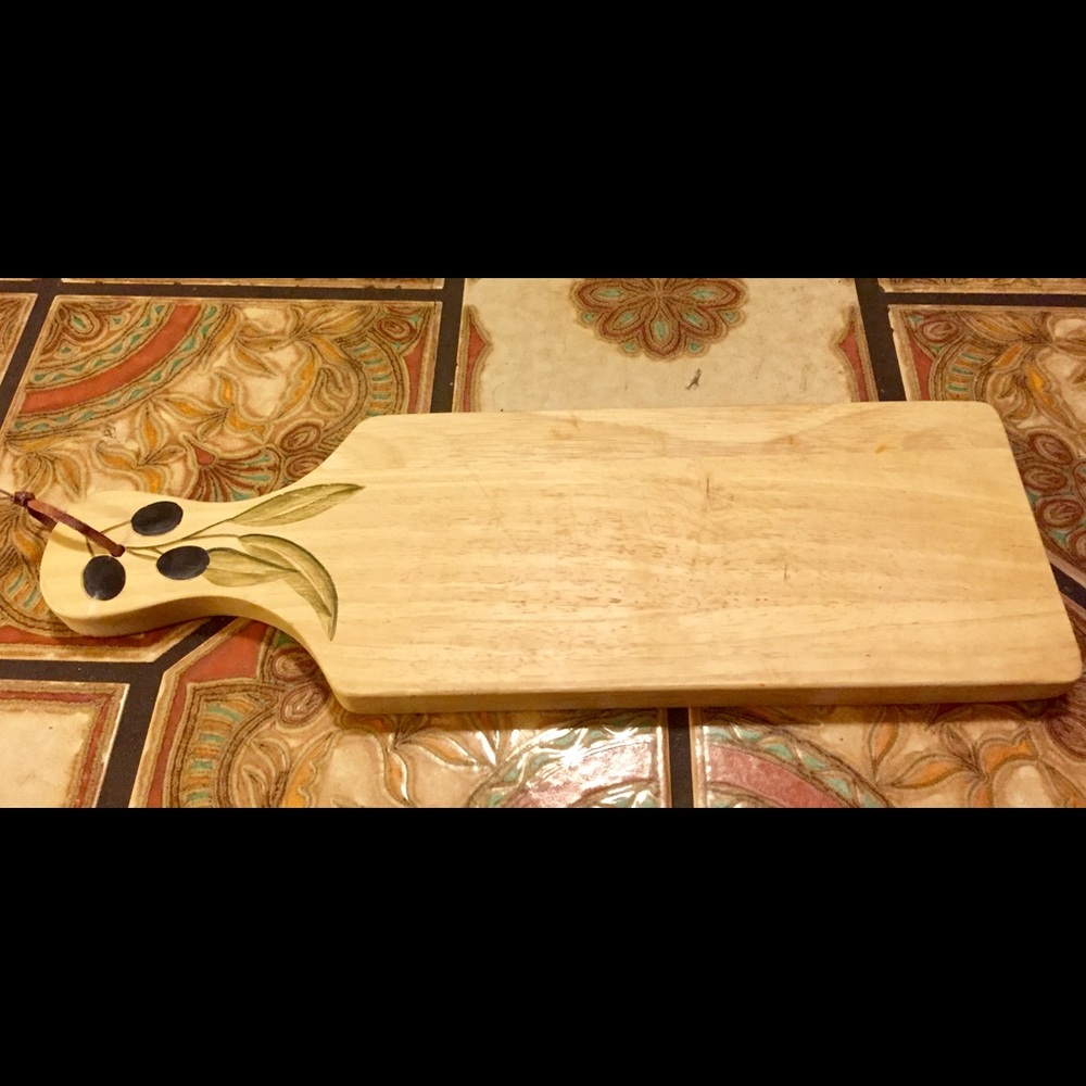 ❤️Hot items! Bundle of Olive Painted Wood Tray & 3 dishes